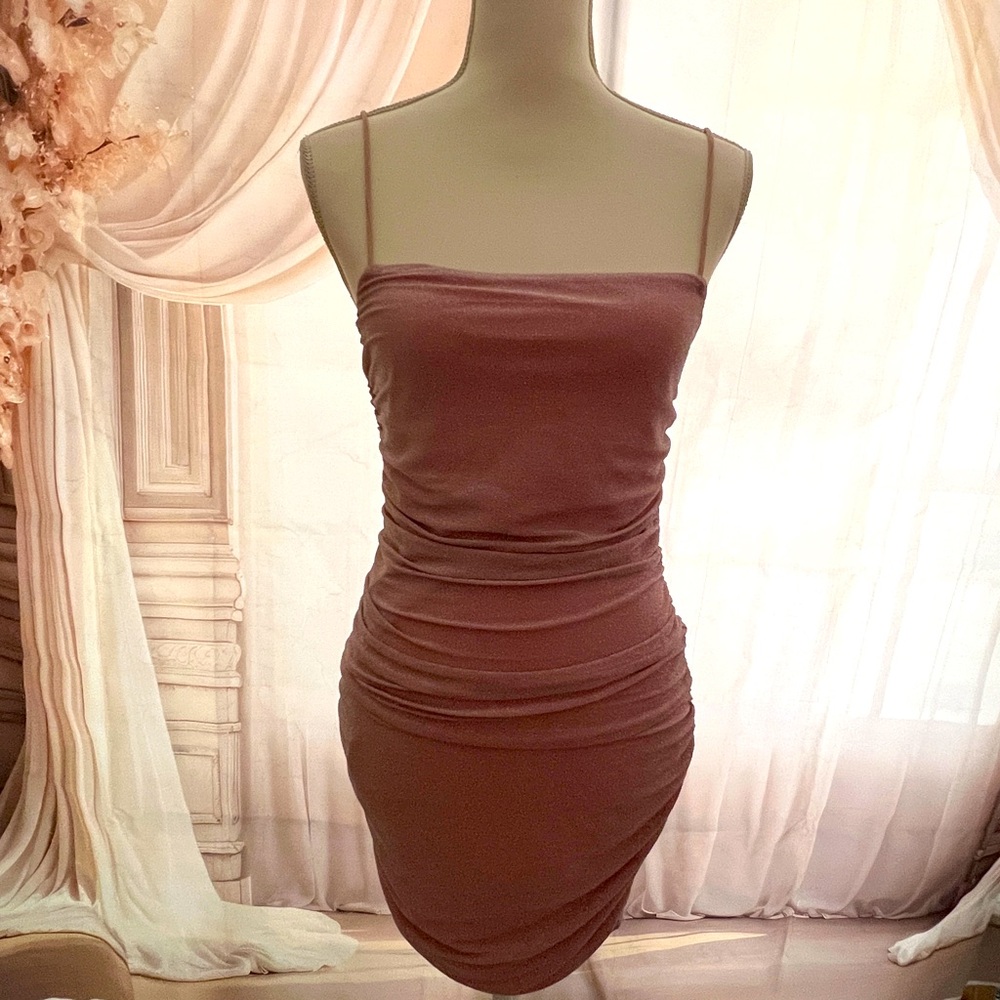 Pink, sparkly Bodycon dress